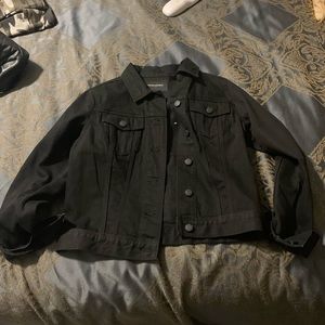 Black jean jacket